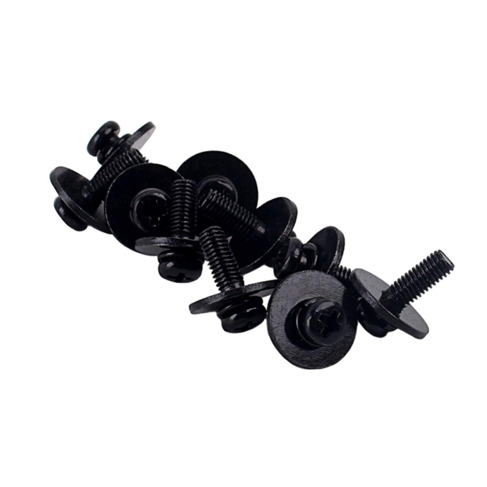 10-Piece Drum Lug Mounting Screws with Washers - Premium Replacement Hardware for Snare & Bass Drum Parts - Perfect for Drum Repair, Maintenance & DIY Projects