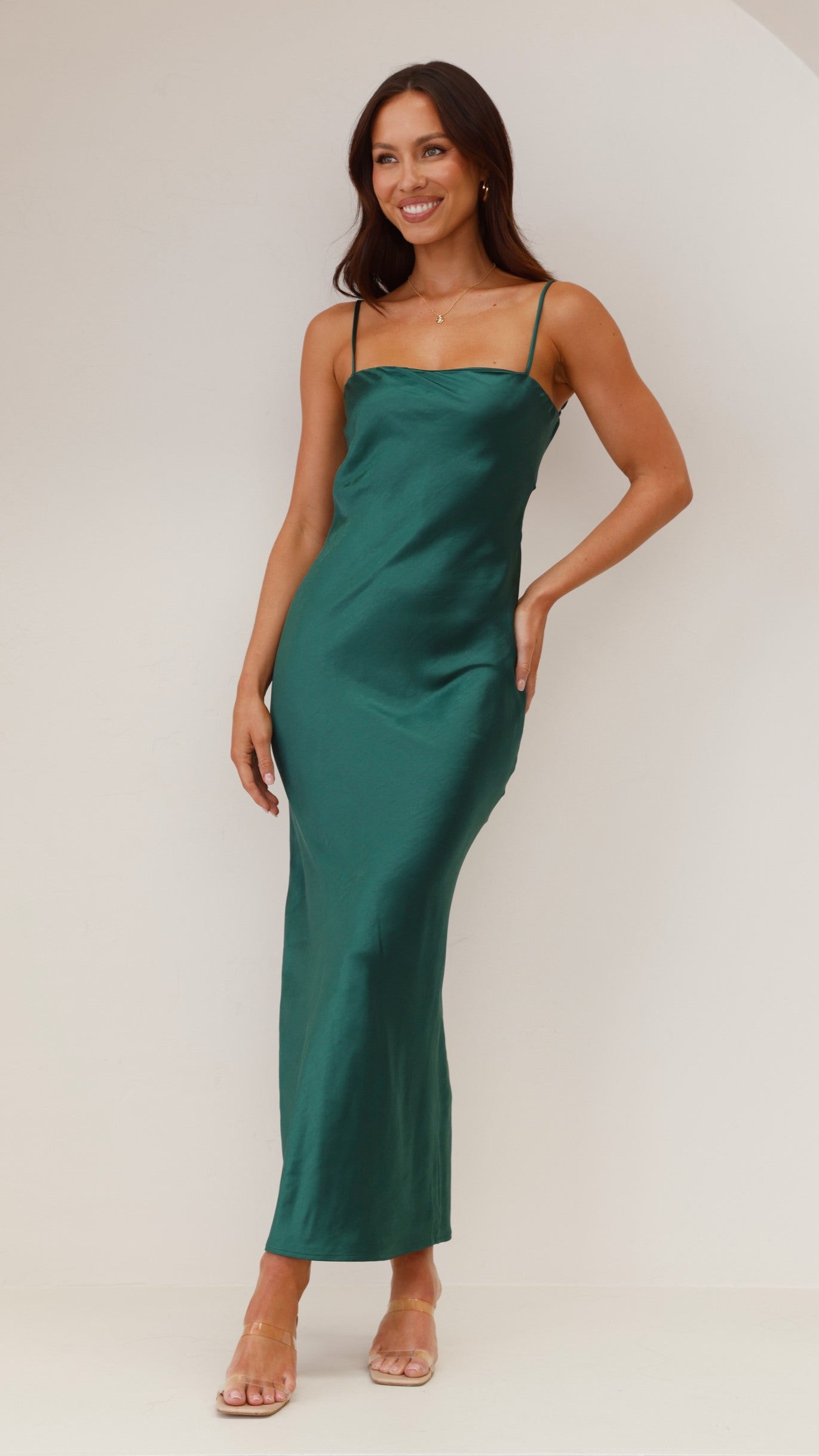 Keira Maxi Dress - Elegant Emerald Green Long Flowy Dress for Women | Perfect for Summer, Beach, Weddings & Special Occasions