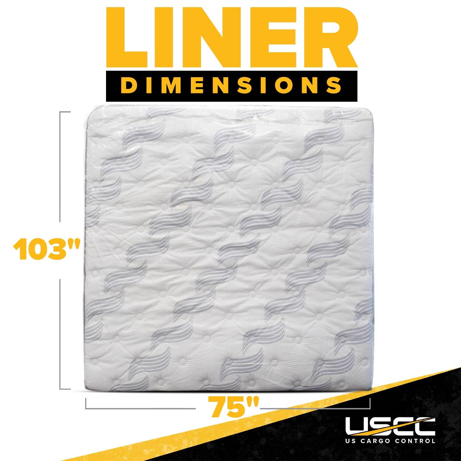 US Cargo Control Mattress Bag for Moving and Storage - Clear 2.0 Mil Plastic Mattress Cover Protects Queen & King Size Mattresses | Durable Disposal Mattress Protector for Moving (36 King Mattress Bags) | Perfect for Home Relocation, Long-Term Storage & Mattress Disposal