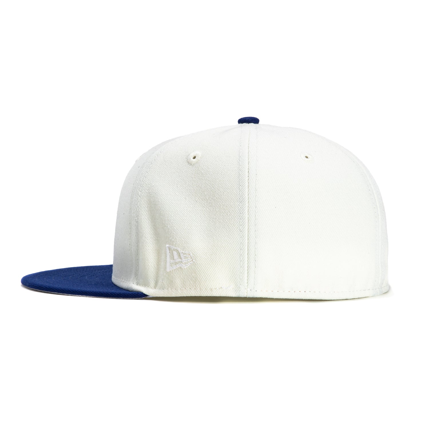 New Era 59Fifty Los Angeles Dodgers Upside Down Snapback Hat - White & Royal Blue Baseball Cap for Men & Women | Game Day, Streetwear, Sports Fan Fashion Accessory