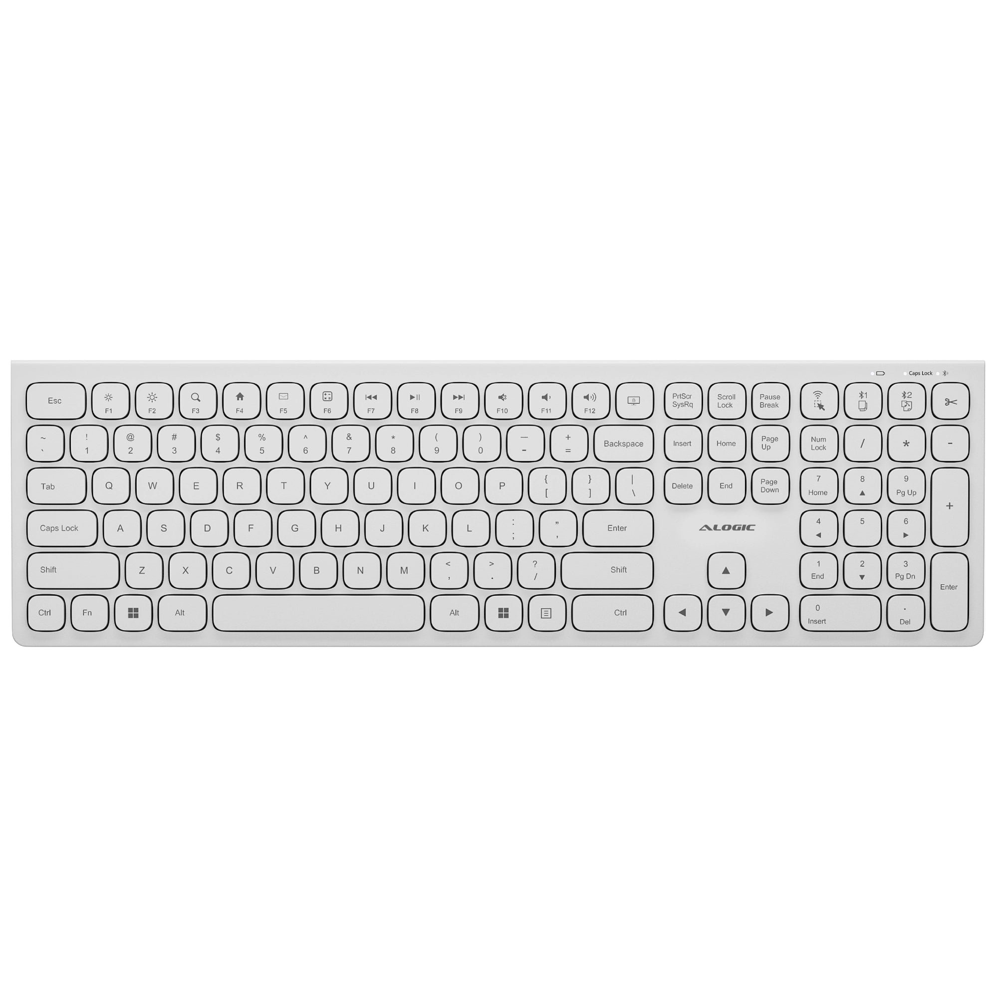 Echelon USB C Rechargeable Wireless Mouse and Keyboard Combo for Windows - Ergonomic Design for Office, Home & Gaming Use