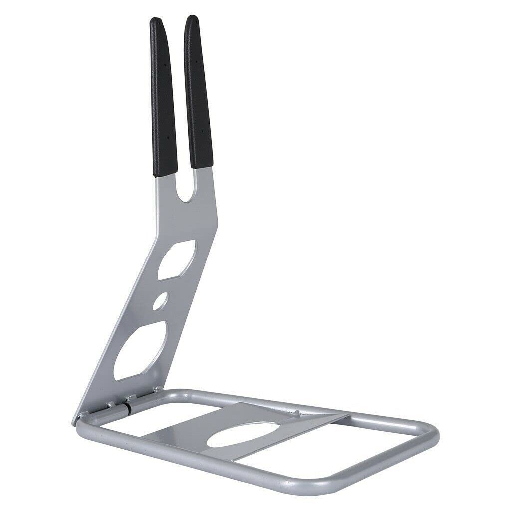 BiYeer Heavy Duty Bike Repair Stand - Adjustable Bicycle Floor Stand for Storage, Display & Maintenance - Powder Coated Steel Bike Parking Rack - Lightweight & Sturdy Cycling Accessory - Perfect for Home Garage, Bike Shops & Outdoor Use