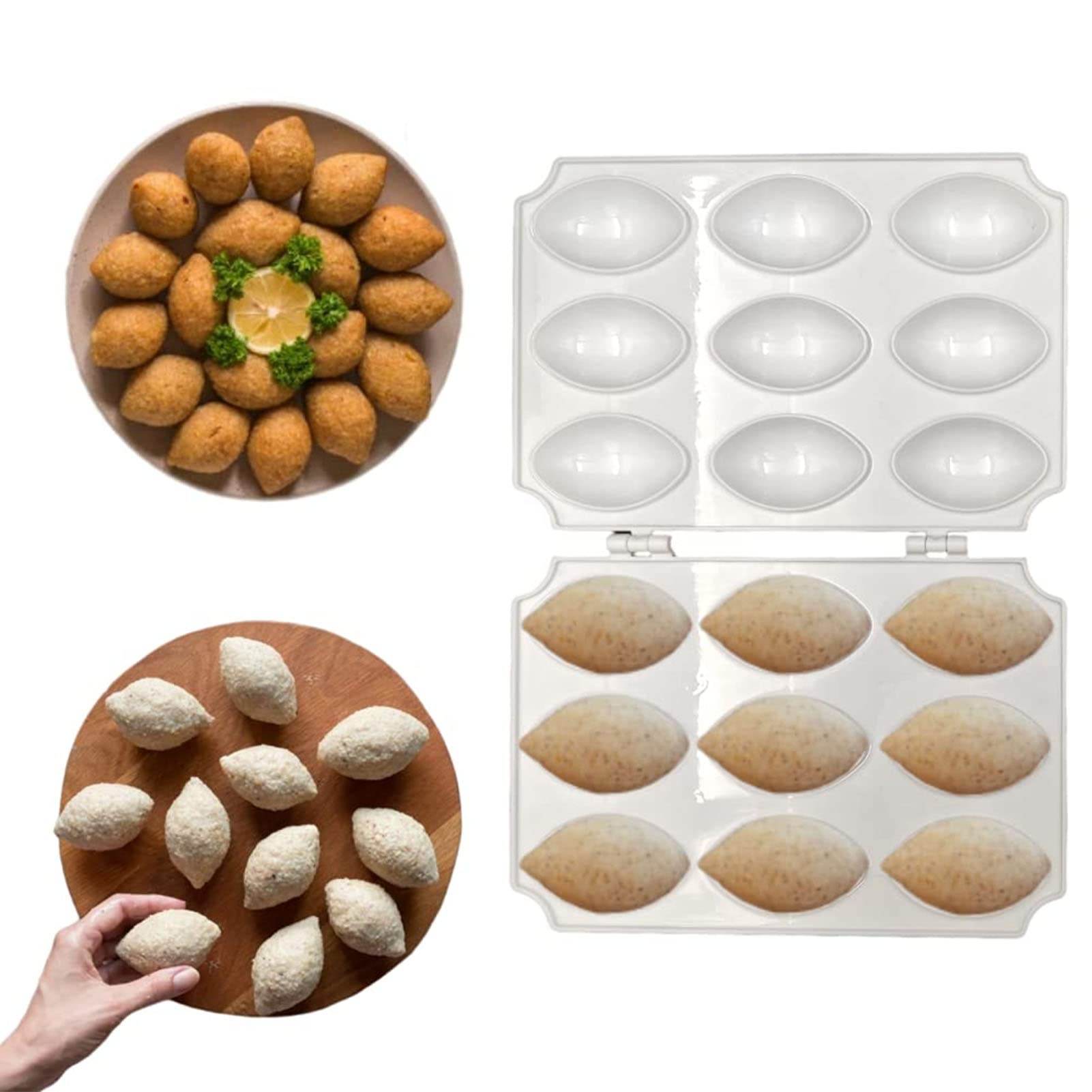 ABS Meatball Maker & Meatloaf Press Tool - Easy to Use DIY Kitchen Gadget for Homemade Meatballs | Perfect for Meal Prep, Family Cooking & Party Snacks