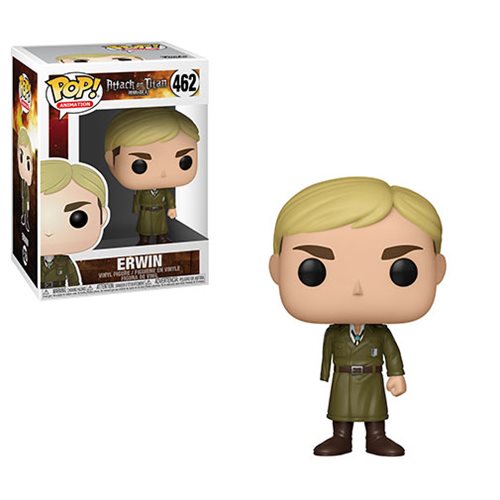 Funko Pop! Attack on Titan: Erwin [One Armed] #462 - Anime Collectible Figure for Fans & Gift Idea - Perfect for Display, Anime Conventions & Themed Parties