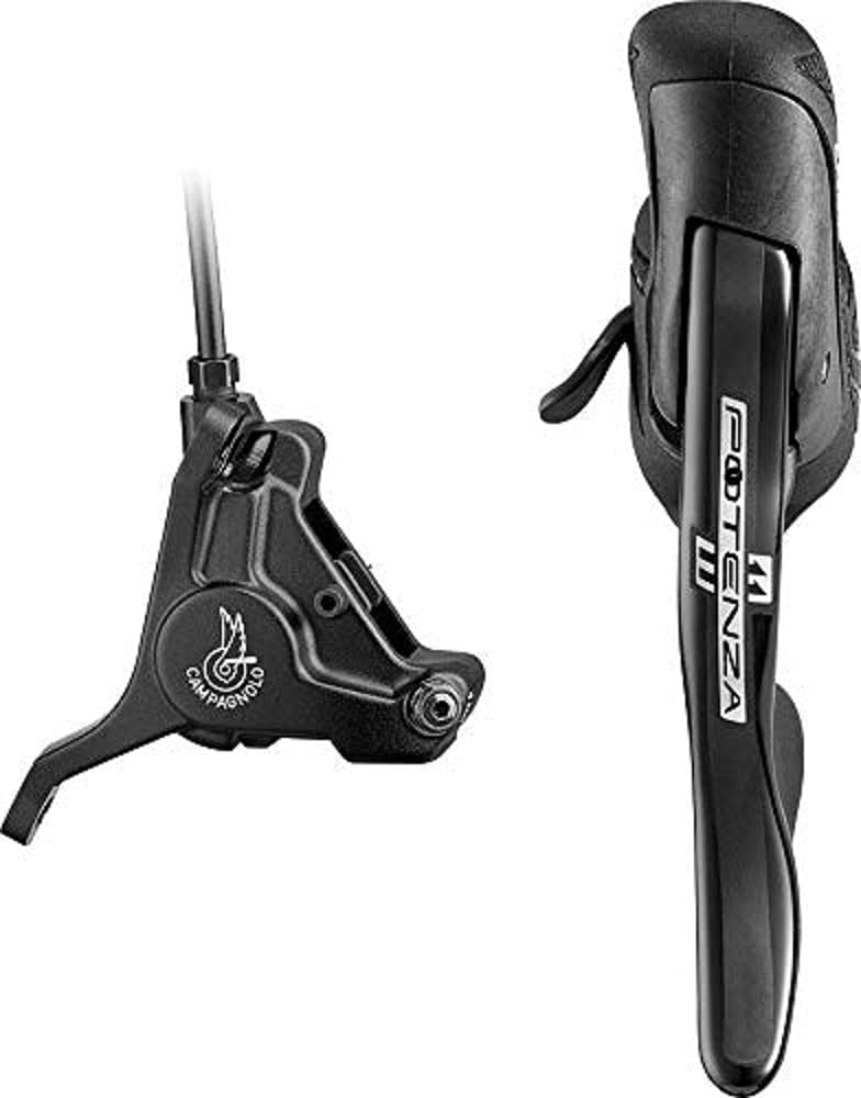 Campagnolo Potenza Left Ergopower Shift Lever with Front 160mm Hydraulic Brake Caliper - High-Performance Bike Gear Shifter for Road & Racing Bikes | Perfect for Cyclists & Enthusiasts