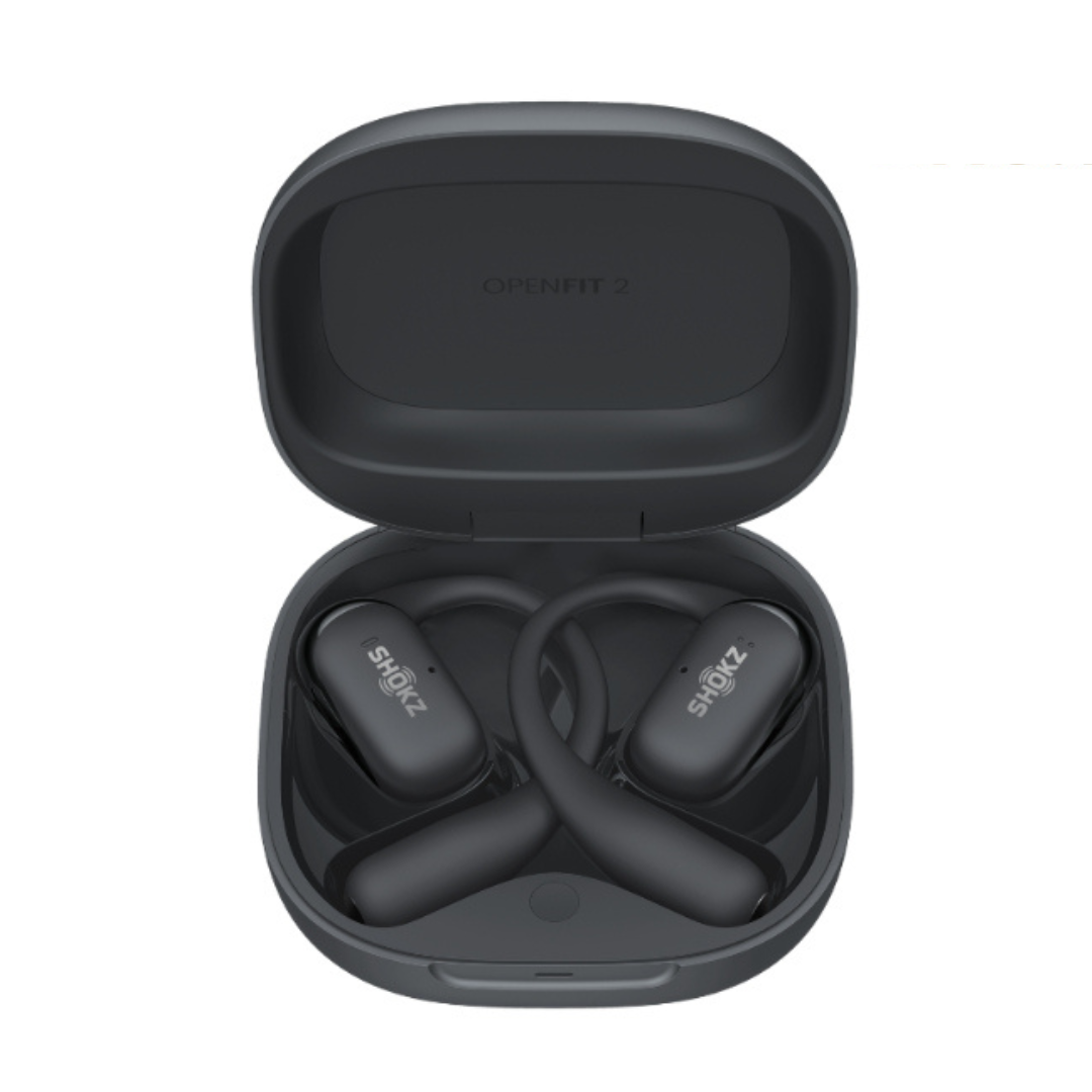 Shokz OpenFit 2 (T920) Open-Ear Bluetooth Headphones - Wireless Bone Conduction Headset for Running, Cycling & Workout - Sweatproof & Lightweight Design for Sports & Outdoor Activities