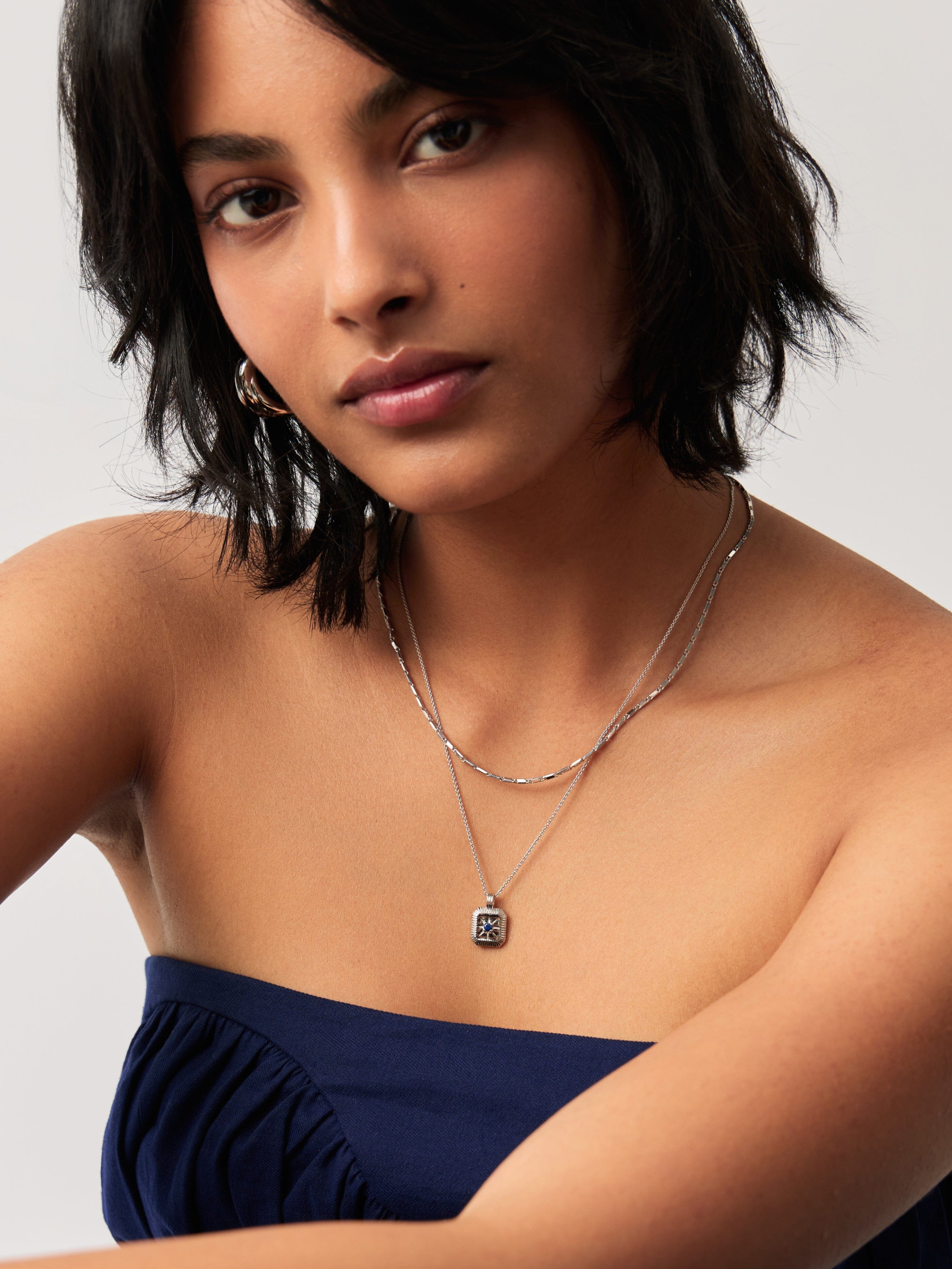 September Birthstone Pendant Necklace - Genuine Lapis Lazuli Jewelry for Women | Elegant Gift for Birthday, Anniversary & Special Occasions