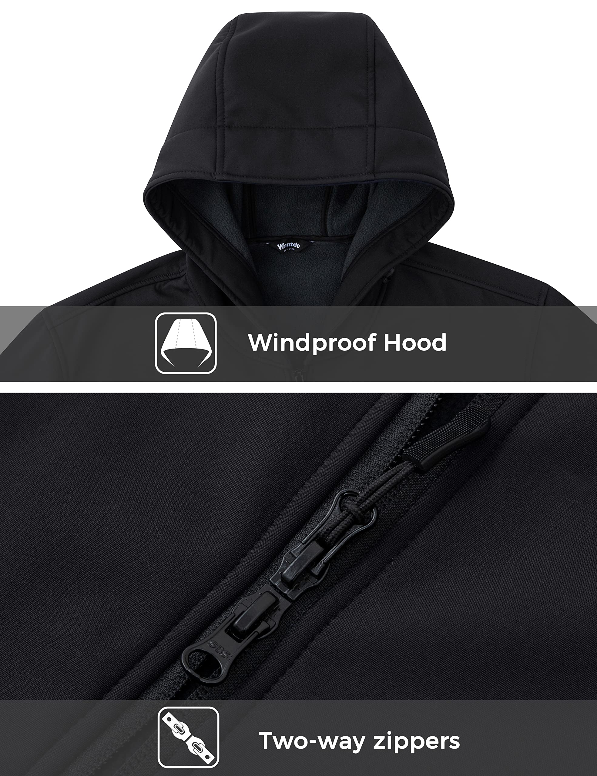 Wantdo Unisex Waterproof Swim Parka - Long Sleeve Swim Cover Up Coat for Adults & Youth - Perfect for Beach, Pool & Water Sports Activities