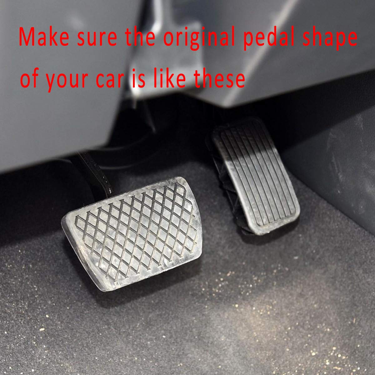 Stainless Steel Gas Fuel Oil Brake Foot Pedal Cover for Honda Accord CR-V Civic Passport Odyssey - Anti-Slip Car Accessories for Enhanced Driving Safety & Comfort