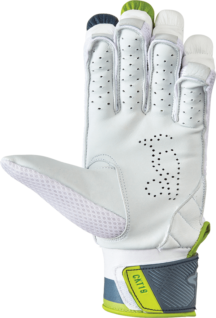 Kookaburra Ghost Pro 2000 Cricket Batting Gloves - Right Hand (RH) - Premium Leather Protection for Cricket Players - Perfect for Practice & Match Play