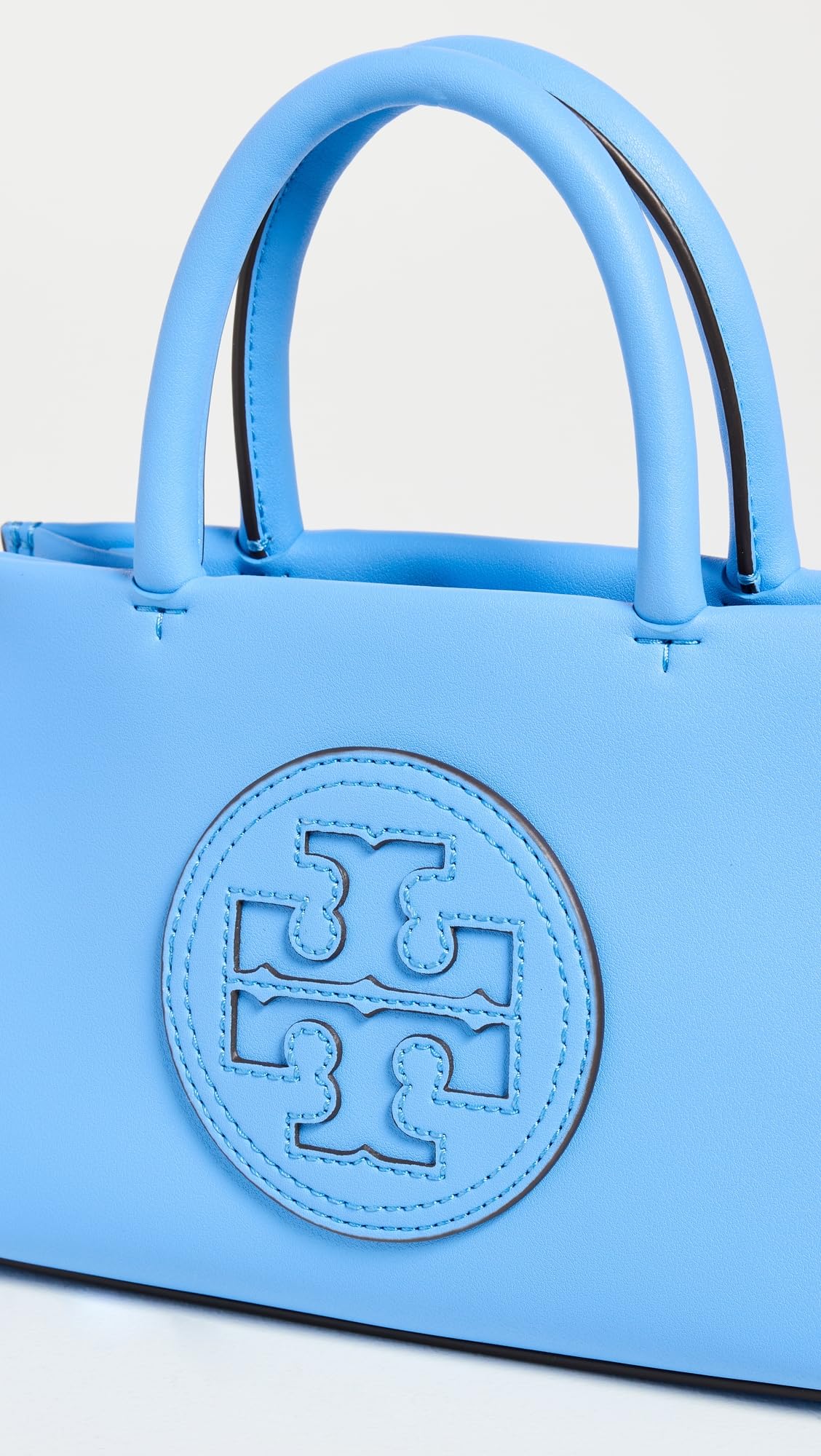 Tory Burch Women's Mini Ella Bio Tote Bag - Stylish Vegan Leather Crossbody Purse for Work, Travel & Everyday Use