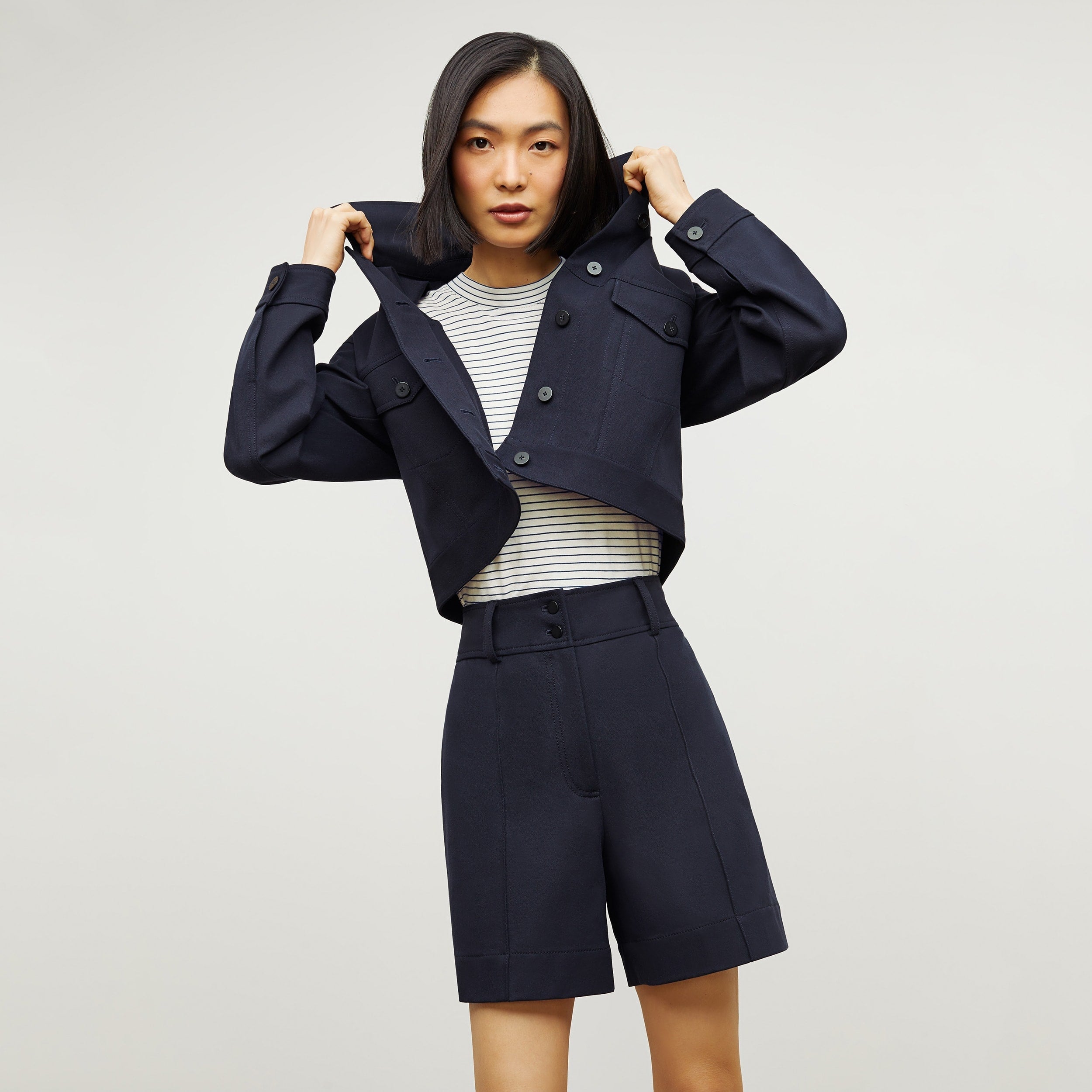 Caitlin Short - Better Than Denim :: Ink - Perfect for Casual Wear, Outdoor Activities & Everyday Comfort