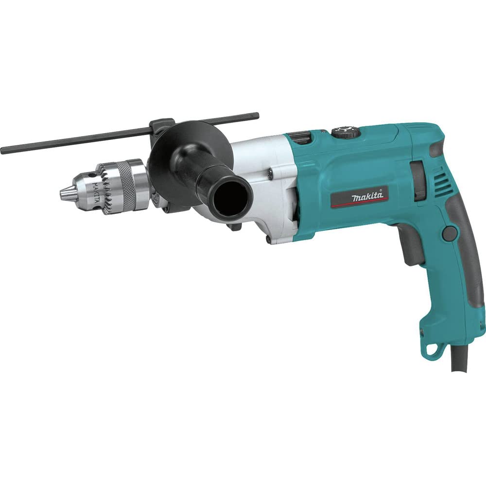 Makita HP2070F 3/4 Inch Heavy Duty Hammer Drill with LED Light - Perfect for Construction, Woodworking & DIY Home Projects
