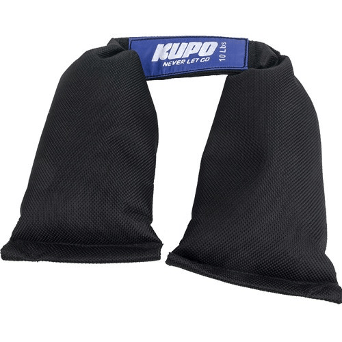 Kupo Wrap & Go Shot Bag - 10 lb Black Sandbag for Photography, Videography & Lighting Equipment - Perfect for Studio, On-Location Shoots & Film Sets