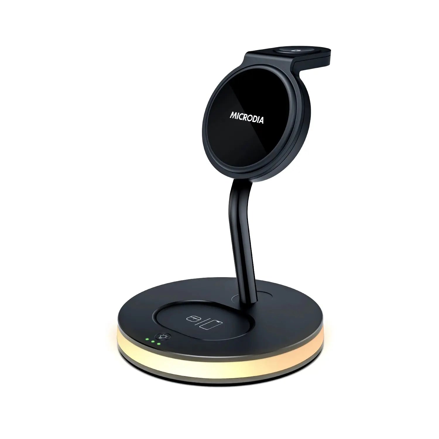 MICRODIA SNAPStation™ ELITE 33W 5-in-1 Magnetic Wireless Charging Station for iPhone, Samsung, AirPods - Fast Charging Stand for Home, Office & Travel