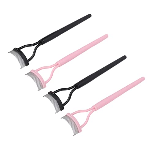 Professional Eyelash Separator & Lash Comb - Stainless Steel Teeth with Protective Cover for Safe Makeup Application | Perfect for Home, Salon & Travel Use
