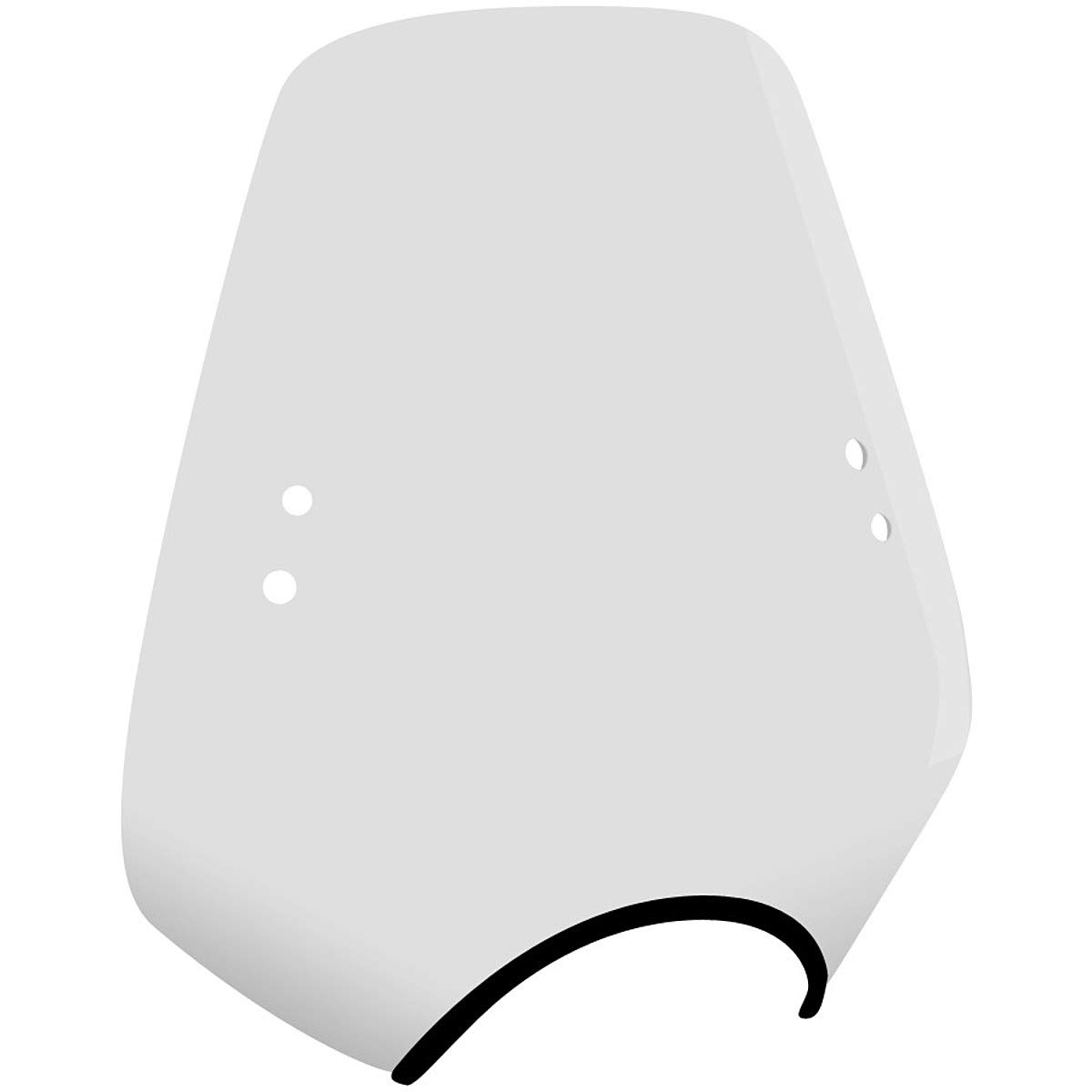 Memphis Shades MEP2129 Solar Replacement Windshield Plastic for Classic Deuce Motorcycle - Clear Replacement Shield for Harley Davidson, Cruiser & Touring Bikes - Perfect for Long Rides & Sunny Weather Protection
