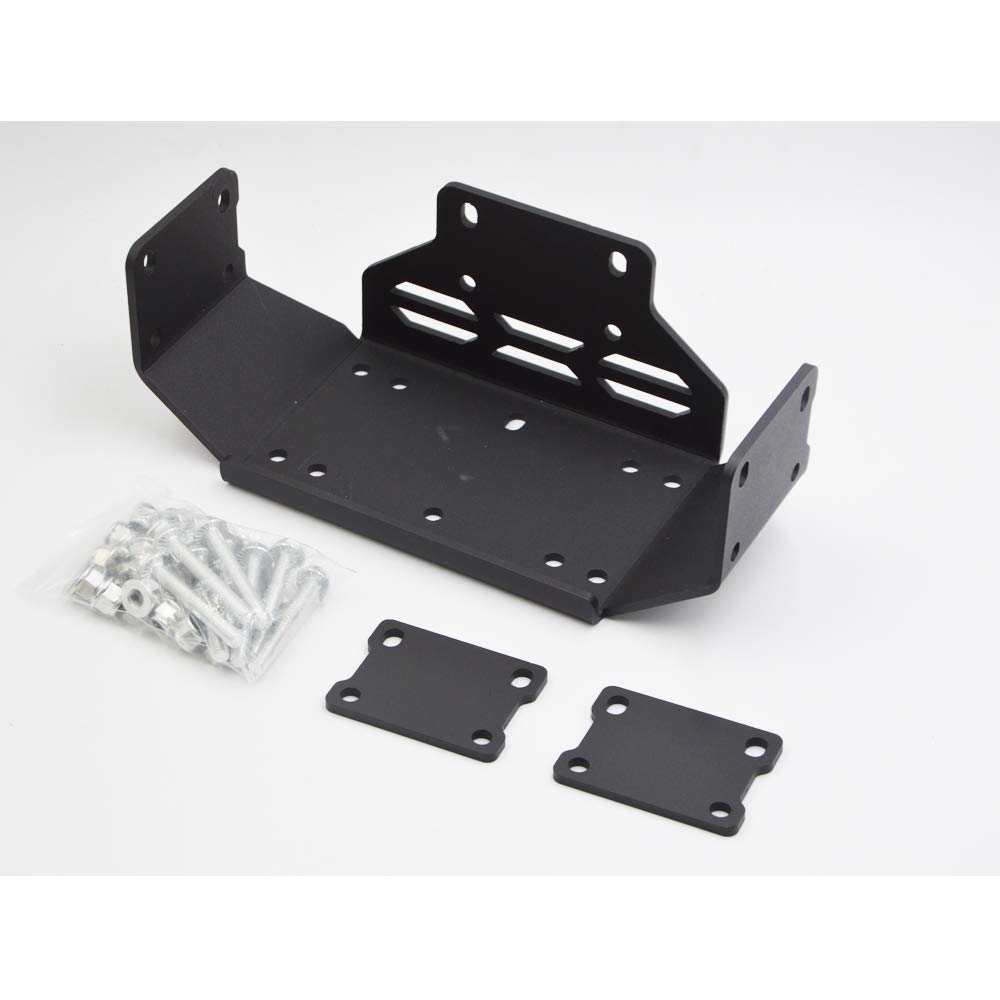 **Dasen Winch Mounting Bracket Plate Kit for Honda Pioneer 500 & 520 (2015-2025) - Heavy-Duty Off-Road Accessory for ATV & UTV Trail Riding**