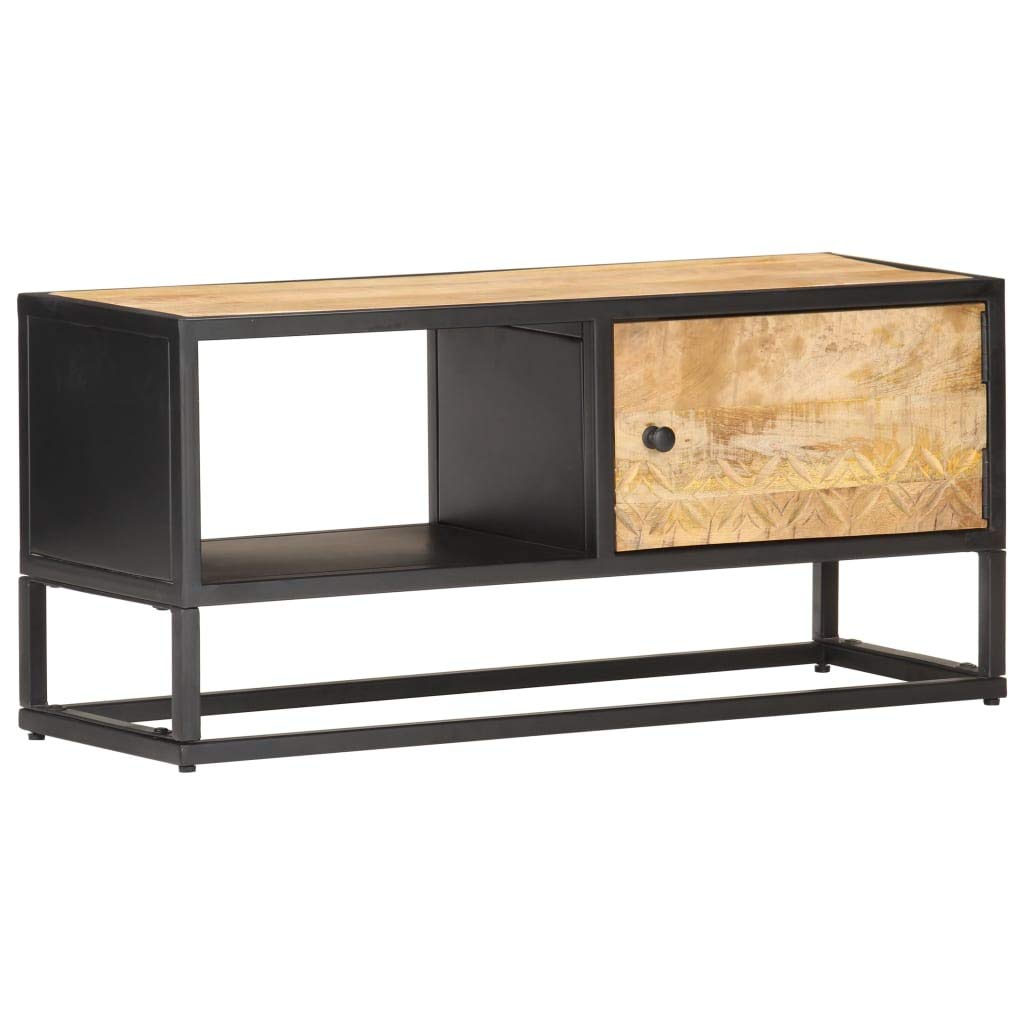 Mid Century Modern TV Stand with Storage - 35.4