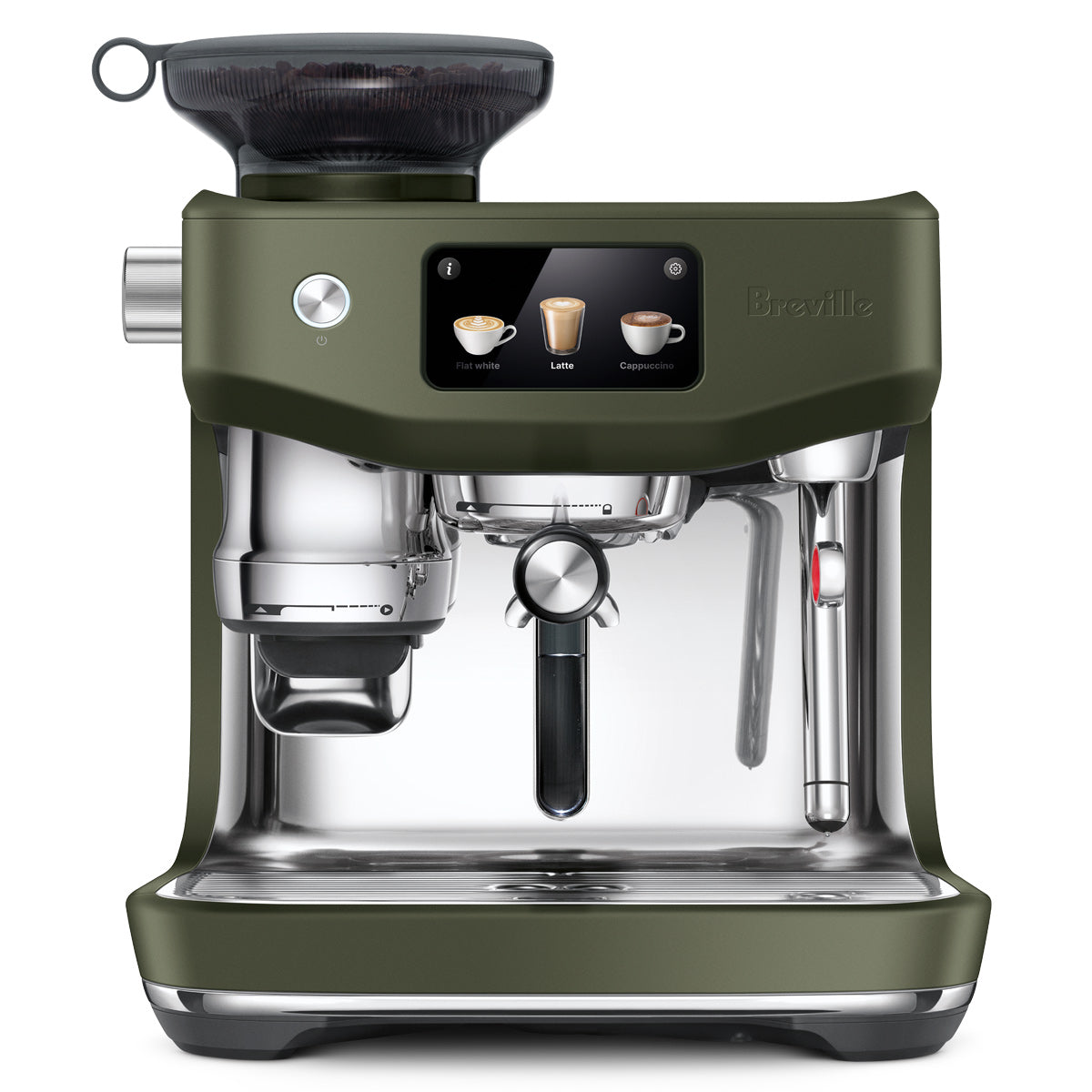 Breville Oracle Jet Espresso Machine with Milk Frother - BES985OLT Olive Tapenade Color for Home Baristas & Coffee Lovers | Perfect for Kitchen, Office & Coffee Shops