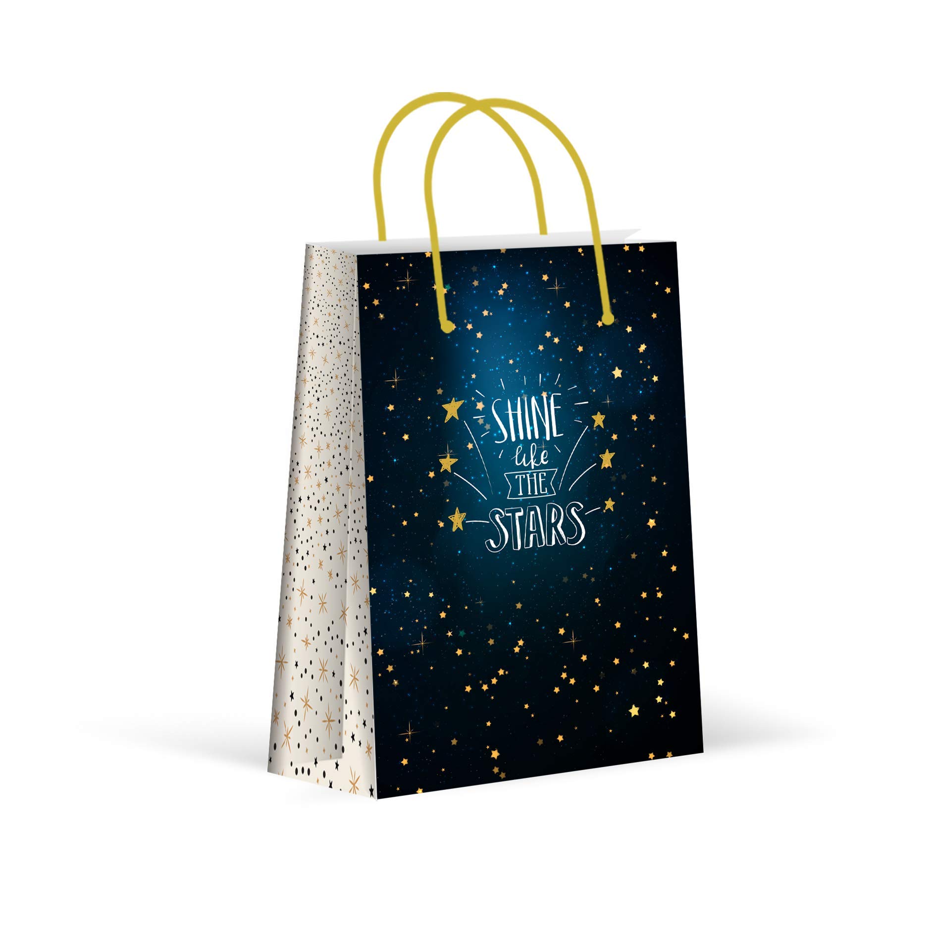 LARZN Premium Twinkle Twinkle Little Star Party Favor Bags - 12 Pack | Birthday Party Decorations, Baby Shower Supplies, Goodie Bags for Kids | Perfect for Birthday Celebrations, Baby Showers & Holiday Events