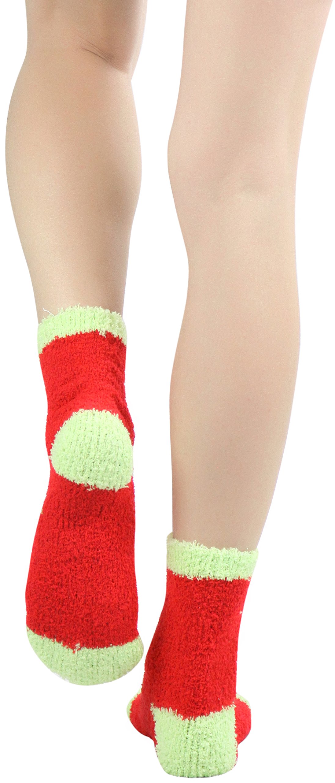 ToBeInStyle Women's Winter Socks Pack of 6 - Cozy Thermal Knit Socks for Cold Weather, Warm Fuzzy Slipper Socks for Indoor/Outdoor Use - Perfect for Snow Days, Hiking, and Lounging at Home