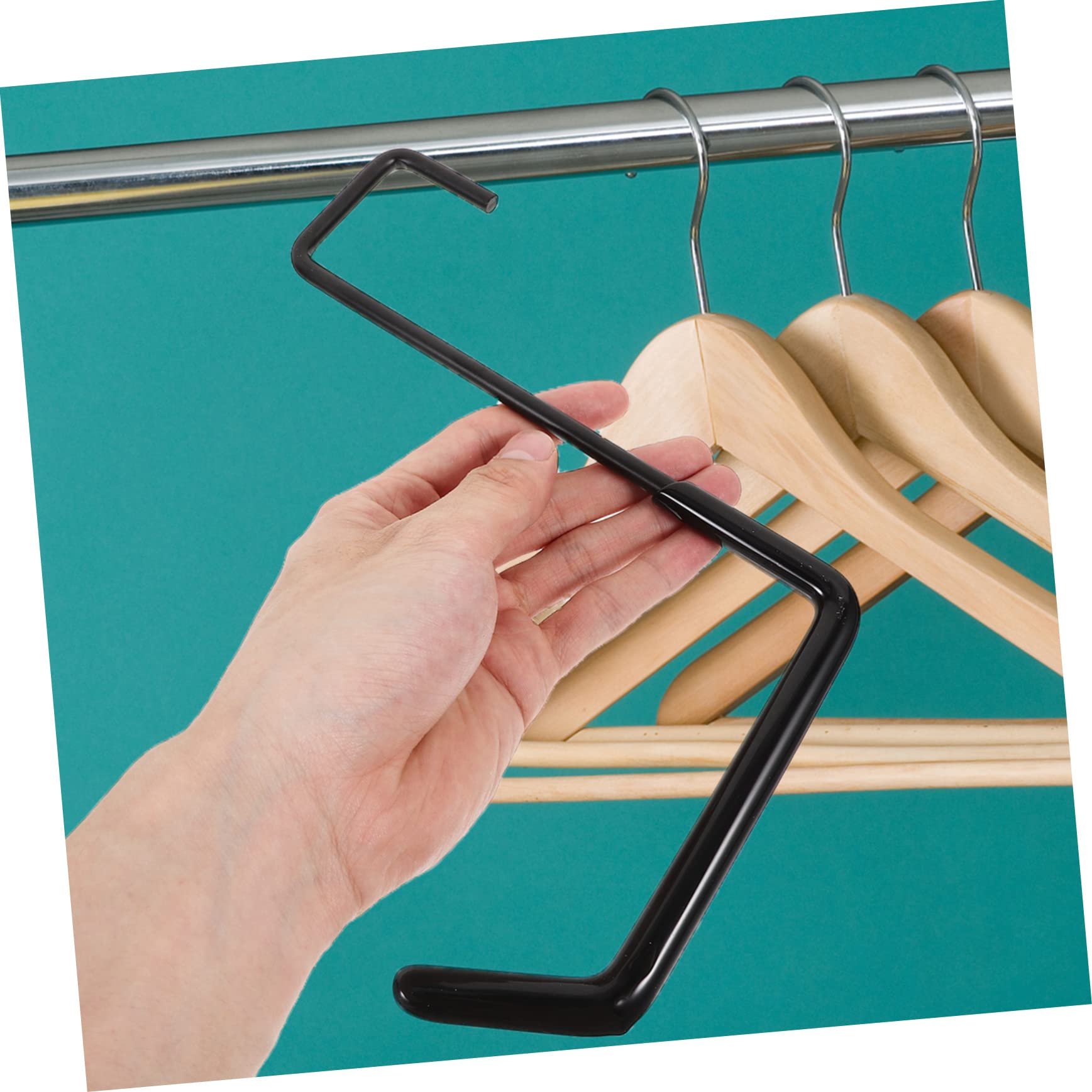iplusmile 4-Pack S-Shaped Hooks - Heavy Duty Iron Coat Hangers for Closet, Garage & Wall Organization - Perfect for Hanging Coats, Plants, Hats, Bags & Home Decor