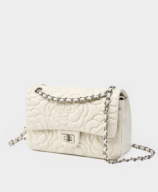 Timeless Lambskin Quilted Crossbody Bag for Women - Luxury Leather Handbag with Chain Strap, Perfect for Date Night, Office & Evening Events