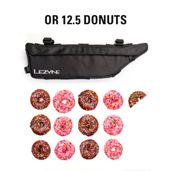 Lezyne Frame Caddy Bike Storage Bag - Waterproof Cycling Accessory for Road & Mountain Bikes - Perfect for Tools, Phone & Essentials on Rides