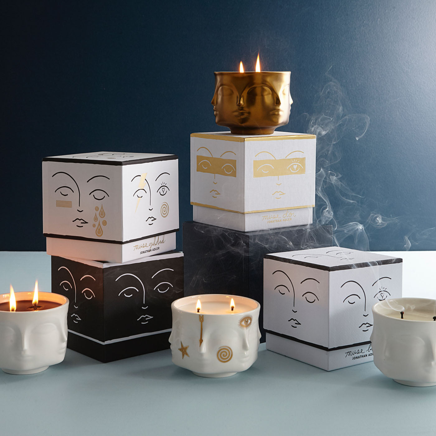 Luxury Scented Soy Wax Candles - Gilded Muse Collection | Hand-Poured, Long-Lasting Fragrance for Home Decor, Romantic Dinners & Relaxation
