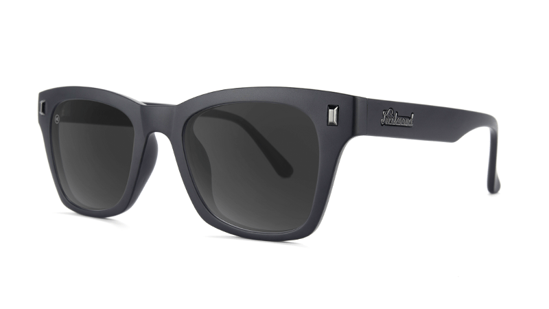 Seventy Nines Matte Black on Black Smoke Sunglasses - Stylish UV Protection Shades for Outdoor Sports & Driving