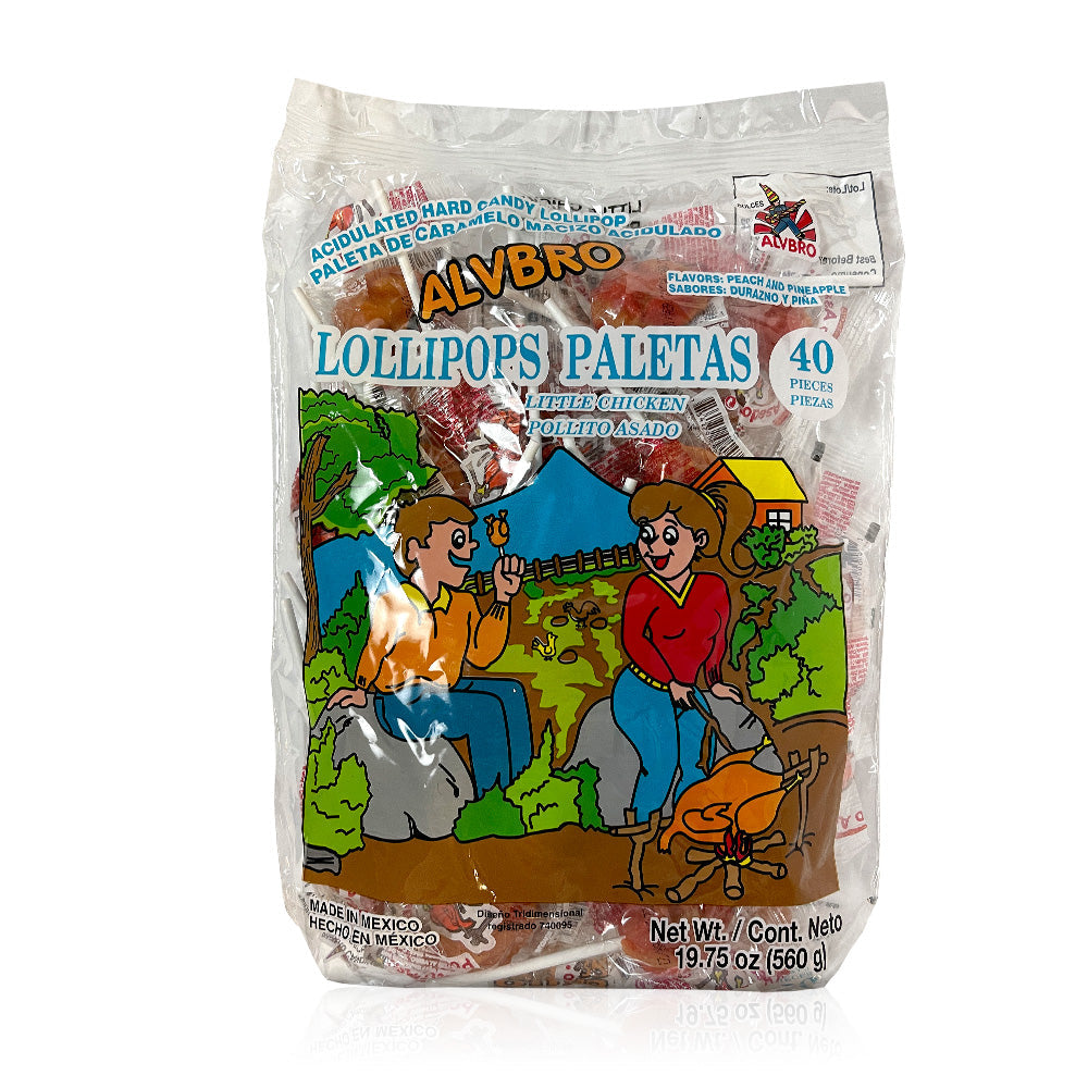 Alvbro Pollo Asado Paleta - 40 Count Bag | Authentic Mexican Grilled Chicken Shoulder for Tacos, Burritos & Meal Prep