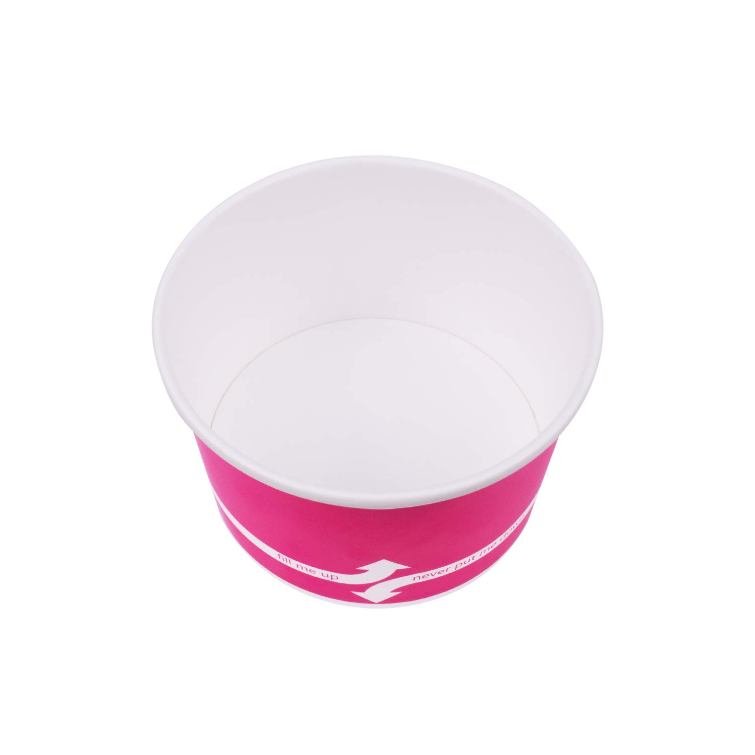 20oz (600 ct) Pink Paper Ice Cream Cups & Soup Bowls - Hot/Cold Food Containers for Ice Cream, Gelato, Yogurt, Soup & Snacks - Perfect for Parties, Catering & Dessert Shops