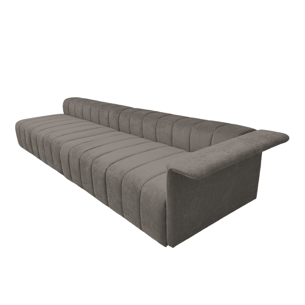 Luxury Marlon Velvet Chaise Sectional Sofa - Modern Upholstered Living Room Furniture for Small Spaces | Perfect for Apartments, Lofts & Home Theater Seating