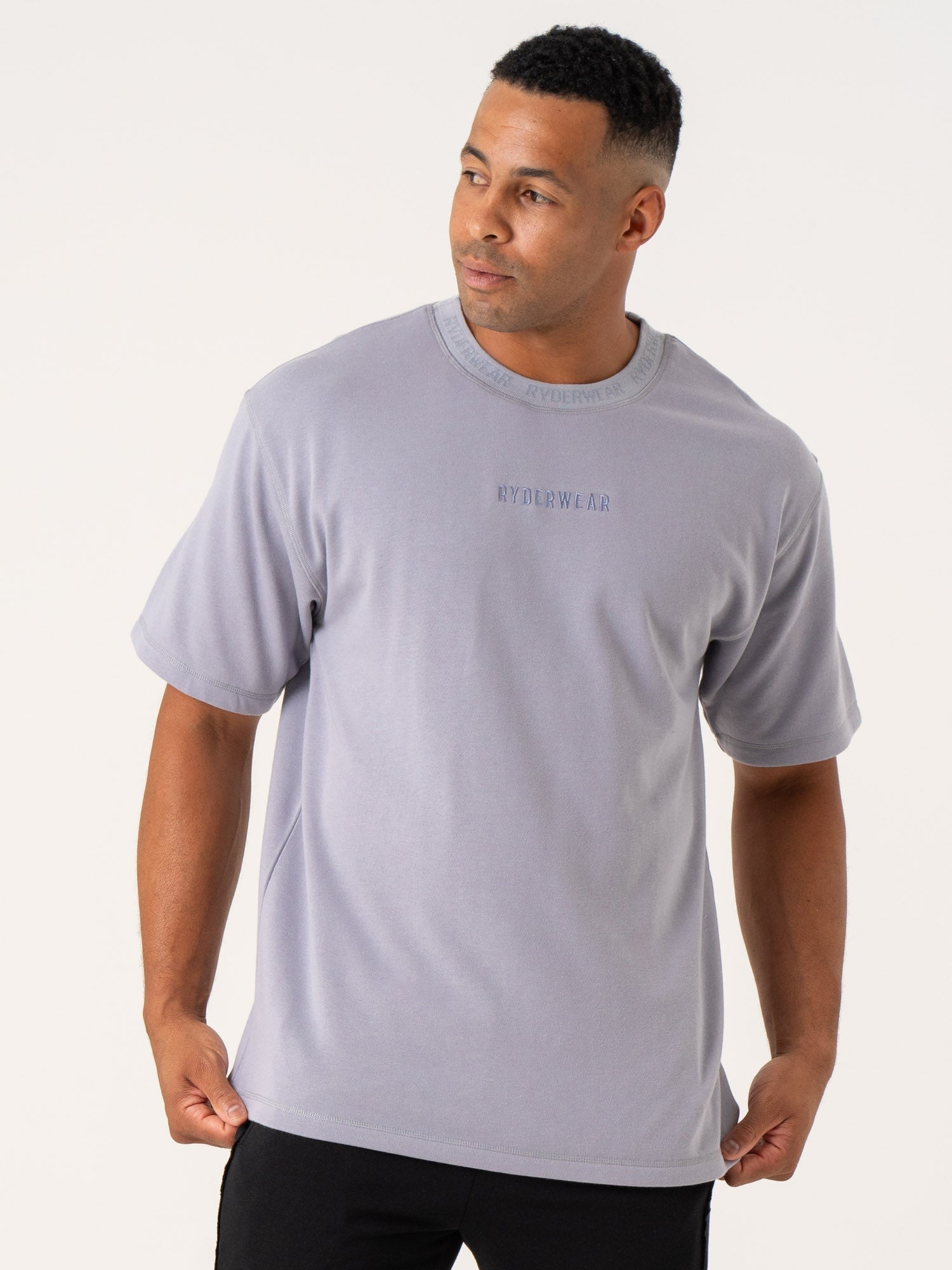 Premium Fleece T-Shirt for Women - Soft Lavender Cotton Blend Comfort Fit - Perfect for Casual Wear, Lounging & Outdoor Activities