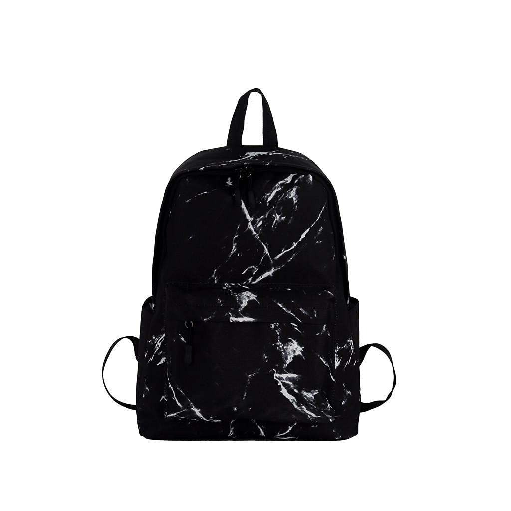 Durable Canvas Backpack for Students & Teens - Solid Color College Style Bookbag with Laptop Compartment | Perfect for School, Travel & Everyday Use