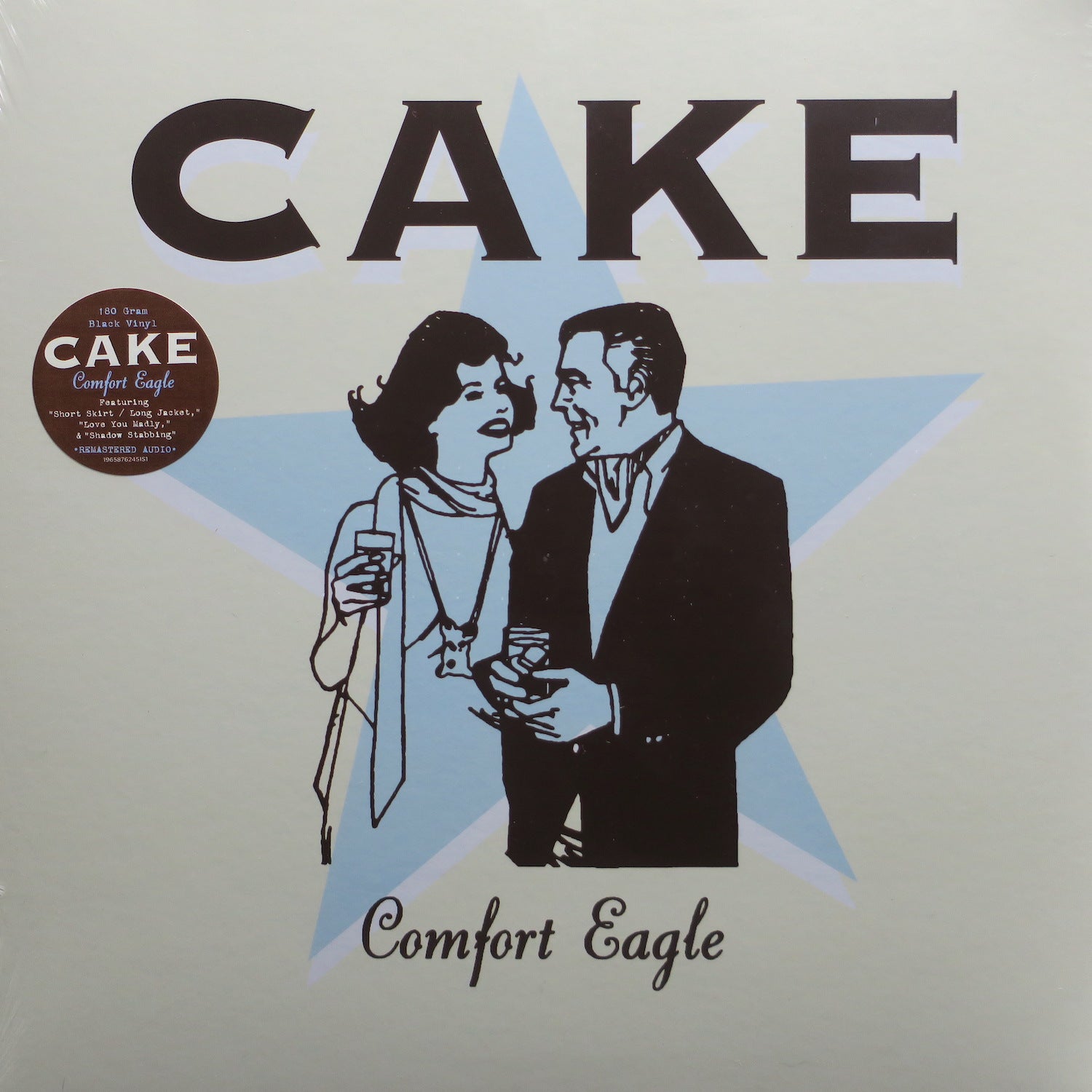 CAKE 'Comfort Eagle' Remastered 180g Vinyl LP Record | Limited Edition Collector's Item for Music Enthusiasts | Perfect for Vinyl Collections & Home Listening