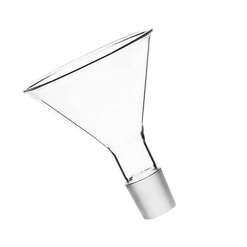 1pc High-Temperature Resistant Glass Triangular Funnel - Lab Equipment for Filtering, Filling & Transferring Liquids - Perfect for Chemistry Experiments, Essential Oils & DIY Projects