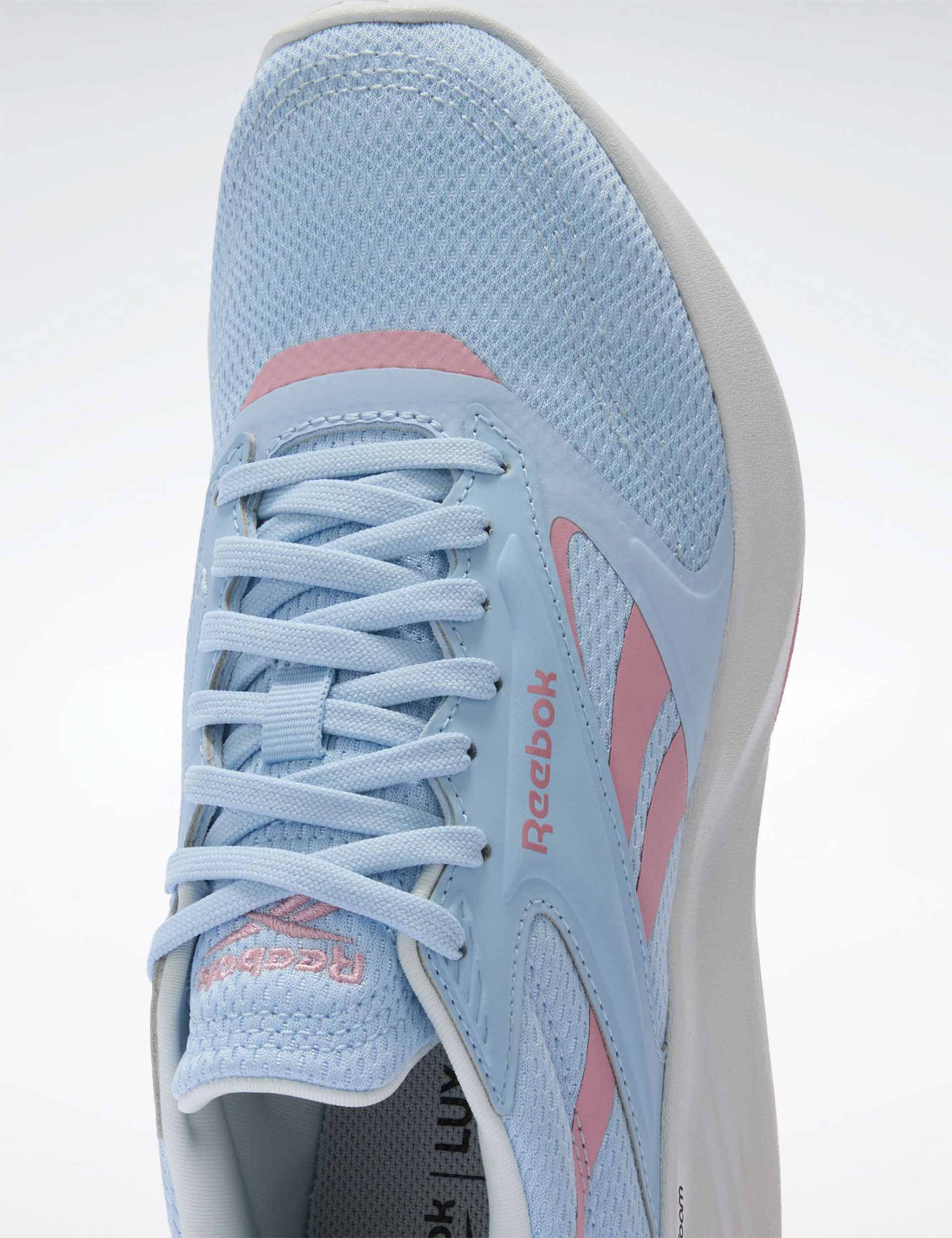 Energen Tech 2 Shoes - Trendy Y2K Style Sneakers in Blue & Dusty Rose | Comfortable Casual Footwear for Women | Perfect for Streetwear, Gym & Everyday Wear
