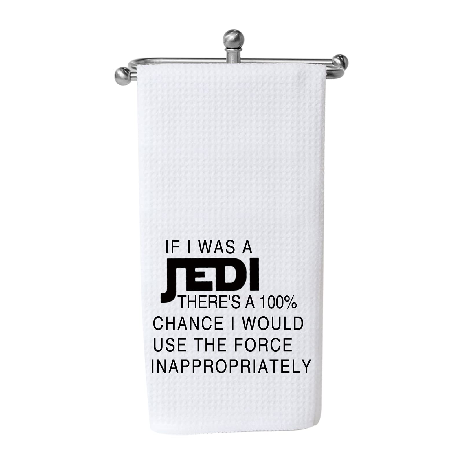 Funny Star Wars Inspired Kitchen Towel - Movie Quote Dish Towel & Hand Towel Set - Perfect Hostess Gift for Home Decor & Cooking Enthusiasts - Great for Jedi Fans, Kitchen Use & Gag Gifts