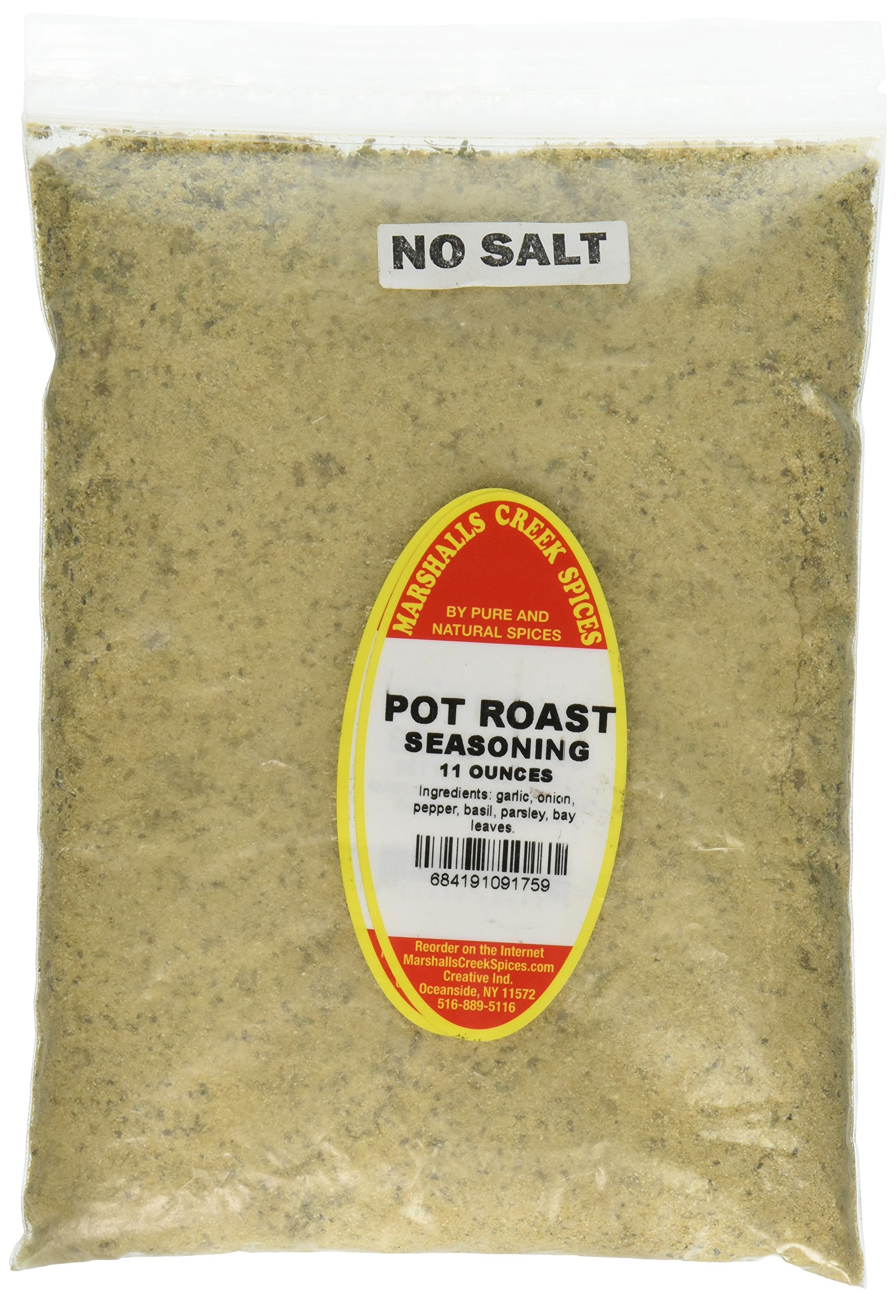 Marshall’s Creek Spices No Salt Seasoning - Pot Roast Blend, 11oz Refill Pouch | Perfect for Slow Cooker, Roasts & Homemade Soups