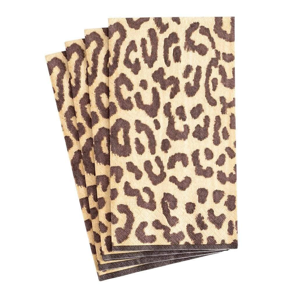 Premium Caspari Zanzibar Paper Guest Towels - 4 Packs of 15 Elegant Cocktail Napkins for Parties, Weddings & Upscale Events