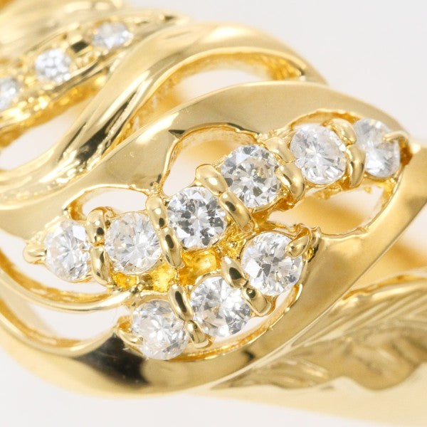 18K Yellow Gold Diamond Ring for Women - Elegant Solitaire Engagement & Wedding Band - Perfect for Proposals, Anniversaries, and Special Occasions