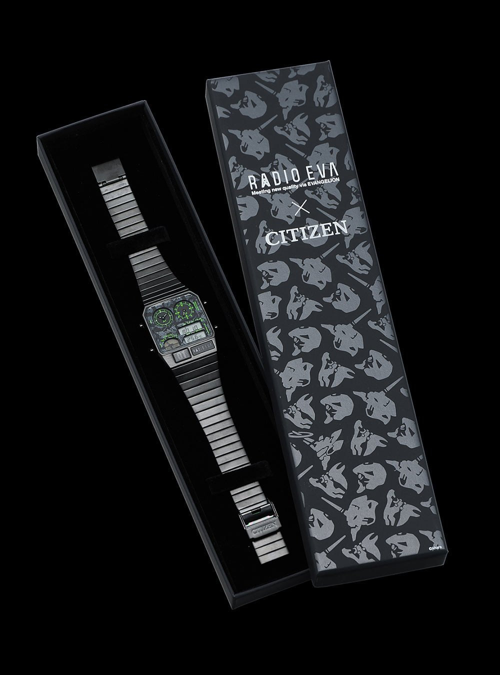 EVANGELION × CITIZEN × RADIO EVA ANA DIGI-TEMP Limited Edition Watch - Japan Movement - Perfect for Anime Fans & Collectors - Great for Cosplay, Gift Giving & Evangelion Merchandise Collection