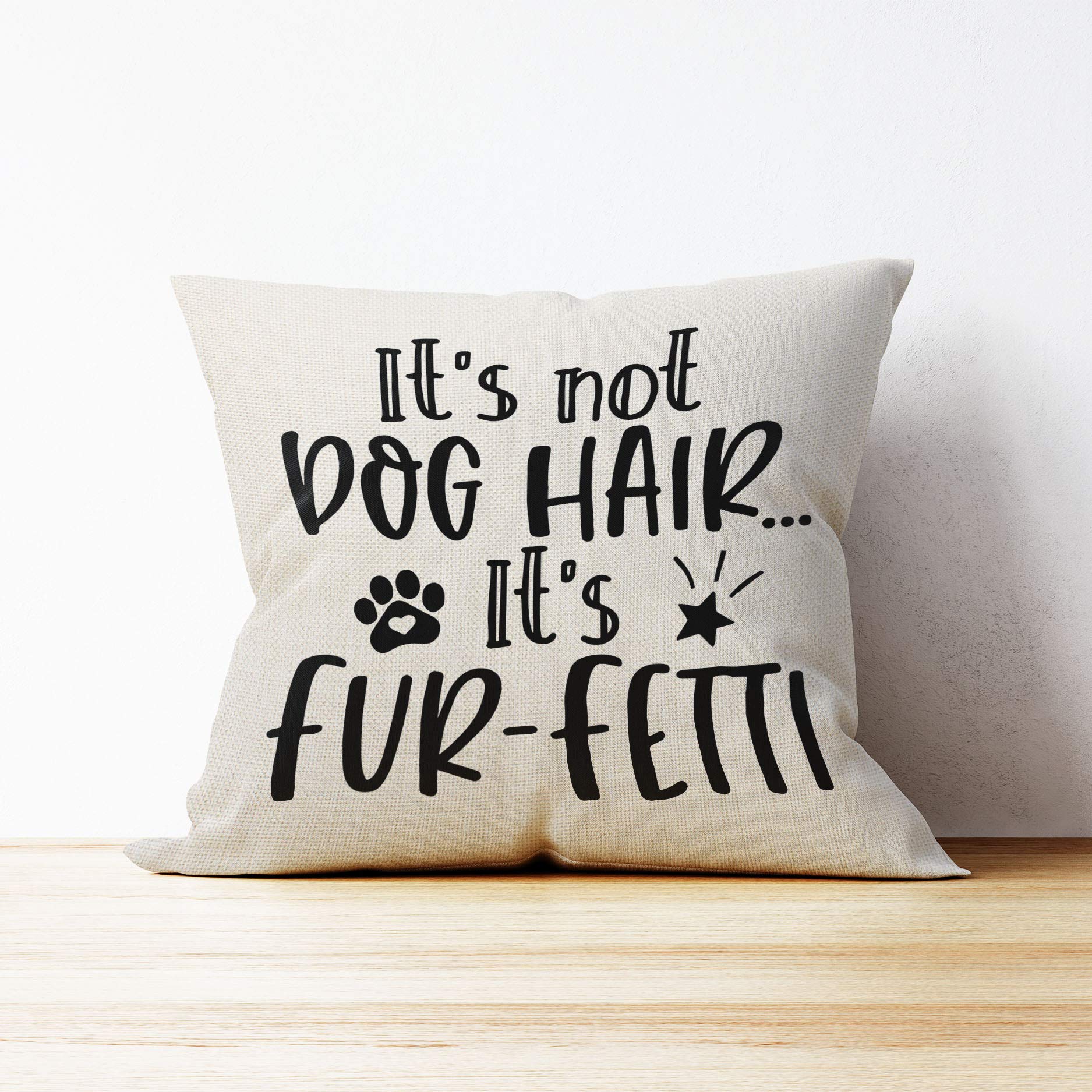 **18x18 Dog Pillow Covers - Cute Paw Print Design, Perfect Gift for Dog Lovers, Women & Pet Owners - Home Decor, Living Room, Bedroom, Nursery**