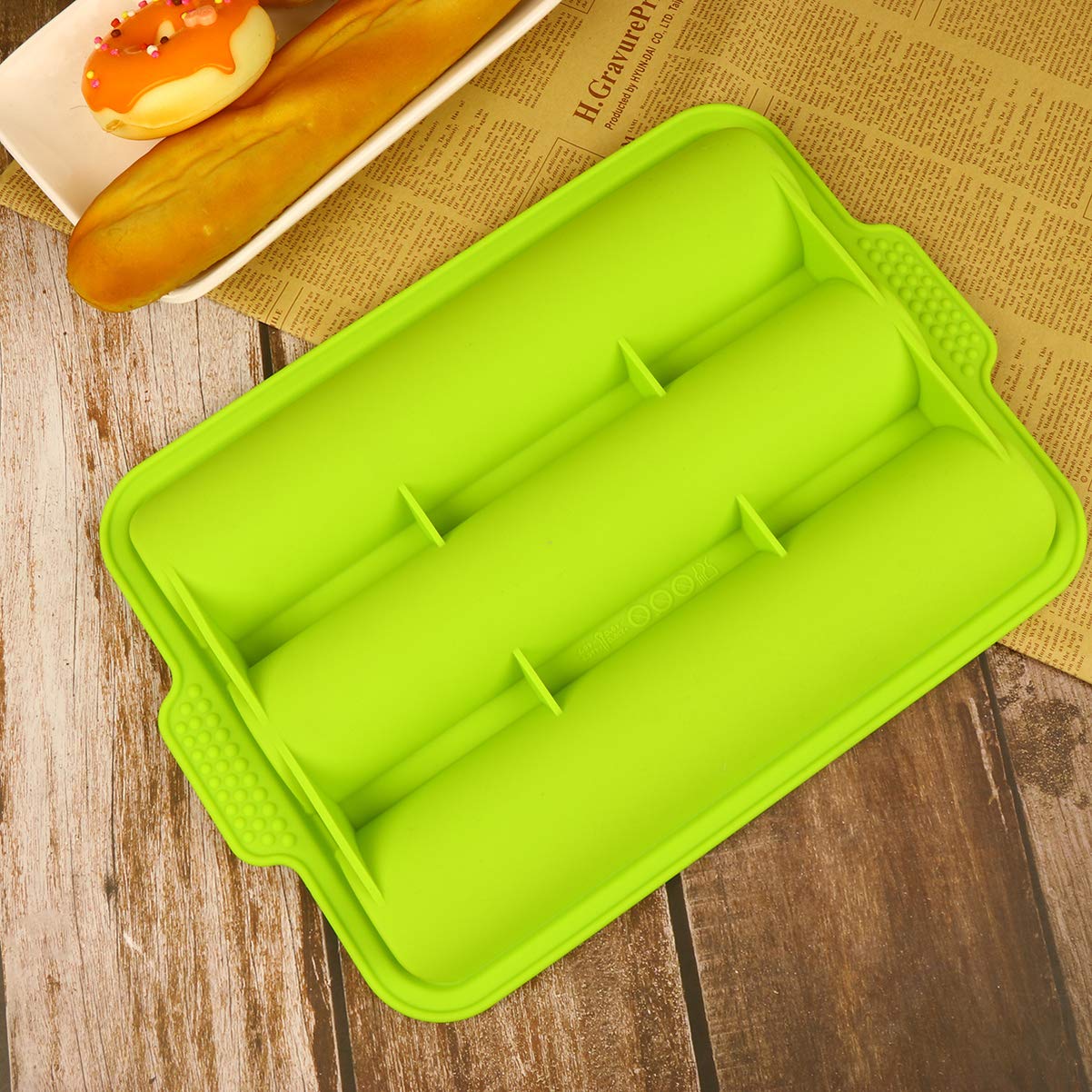 Non-Stick Silicone Bread Pan - Square Baking Tray for Cakes, Chocolate, Biscuits & Soap Making | Premium Kitchen Bakeware for Perfect Toast & Desserts | Ideal for Home Bakers & DIY Crafts