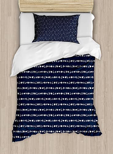 Dark Night Blue White