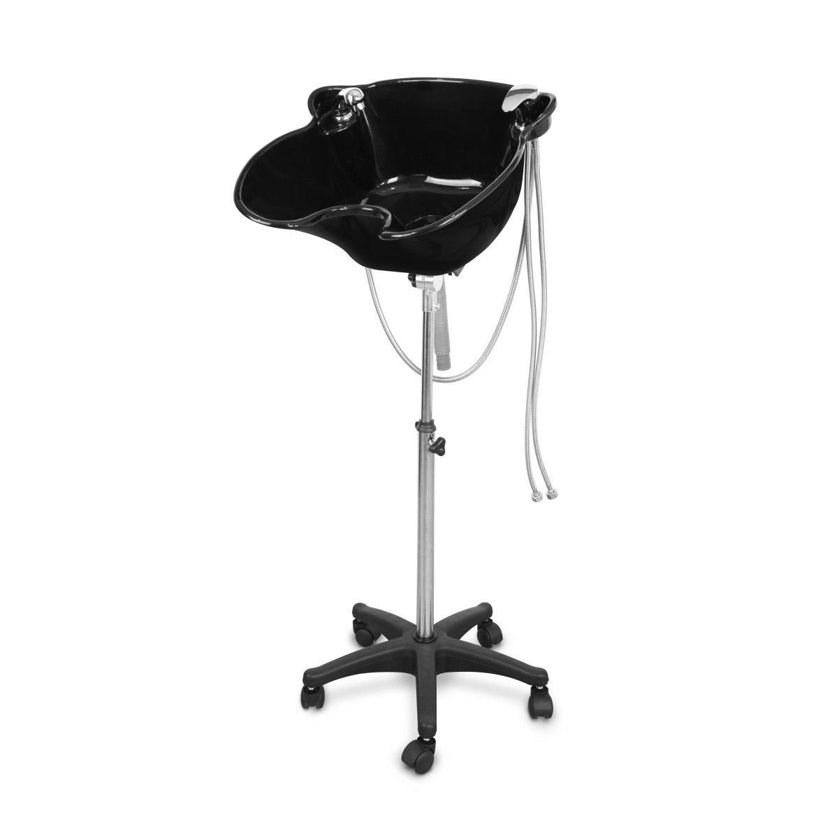 Adjustable Salon Shampoo Bowl Sink with Drain Hose & Headrest - Professional Hair Washing Basin for Salon, Spa & Home Use
