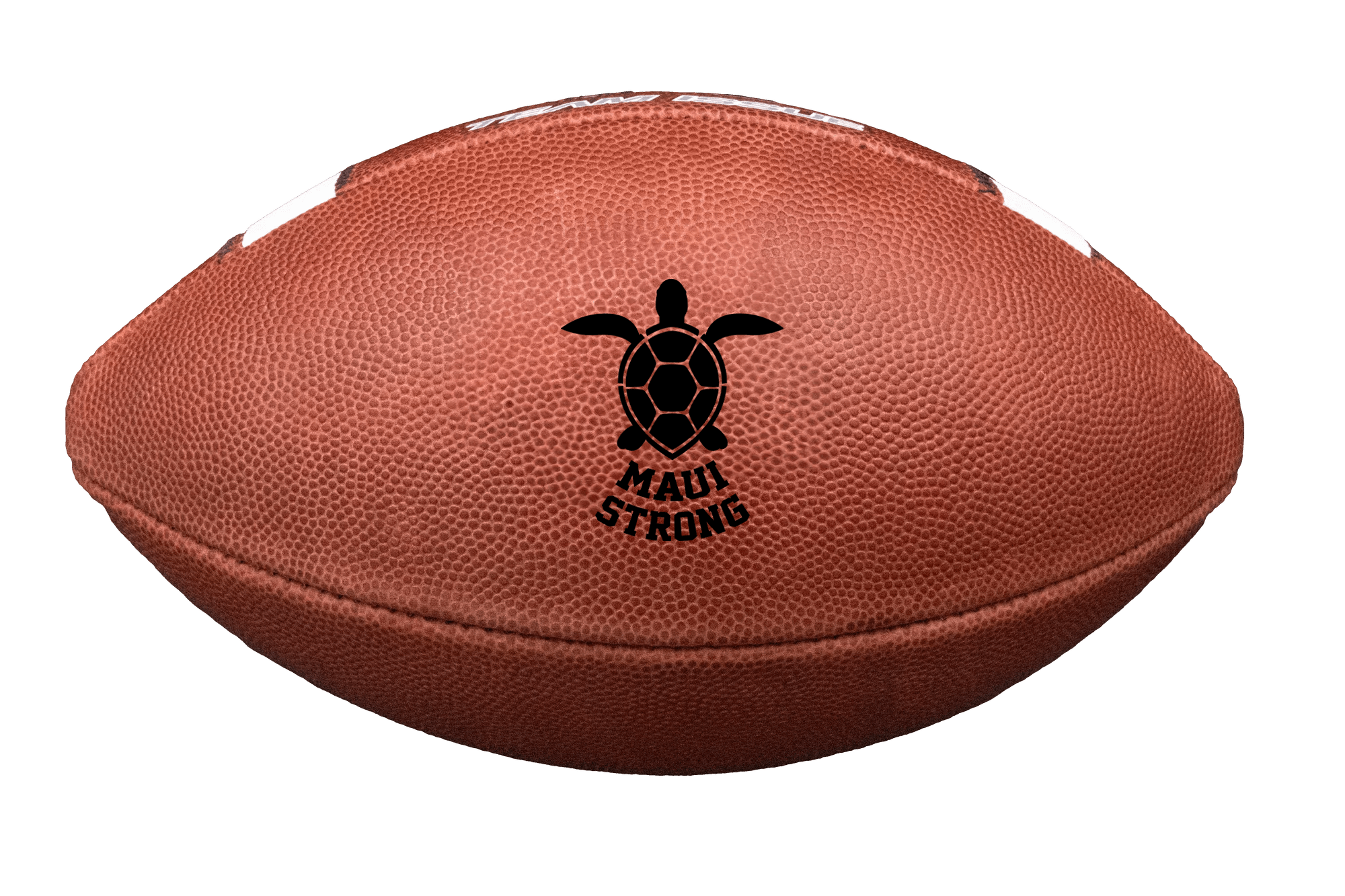 Maui Strong Team Issue Football - Durable Game Ball for Training, Matches & Outdoor Sports | Perfect for Football Enthusiasts & Team Events
