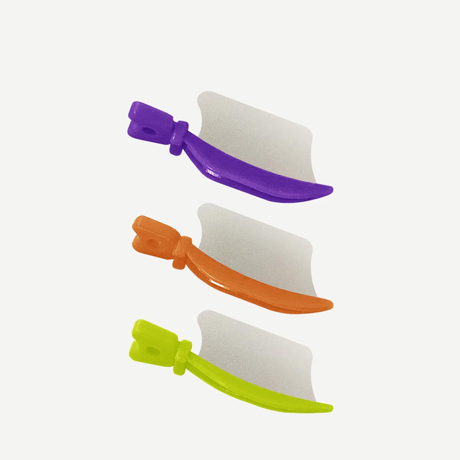 Dental Wedge Knife & Interproximal Plastic Wedges - Orthodontic Matrix Wedges for Teeth with Metal Guard (Purple, Large) - Perfect for Dental Procedures, Teeth Separation & Interproximal Restoration